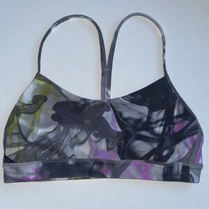 Lululemon Athletica Black and Purple Sports Bra